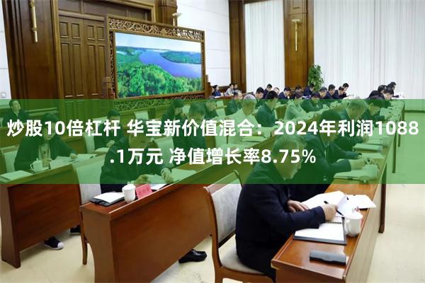 炒股10倍杠杆 华宝新价值混合：2024年利润1088.1万元 净值增长率8.75%
