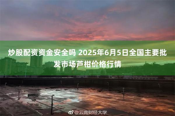 炒股配资资金安全吗 2025年6月5日全国主要批发市场芦柑价格行情